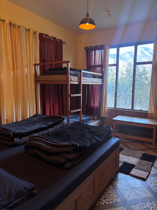 Dorm Beds in 4 Bed Female Dormitory